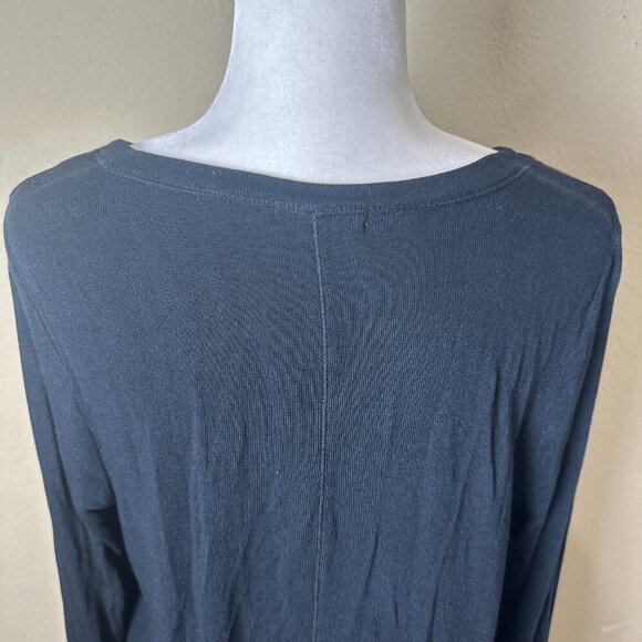 NORDSTROM Matty M Scoop Neck Front Seam Top Size Large - Picture 7 of 10